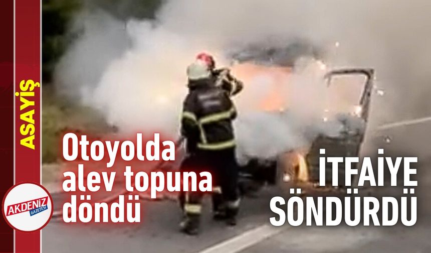 Osmaniye'de Tarım İşçisini Taşıyan Minibüs Alev Topuna Döndü