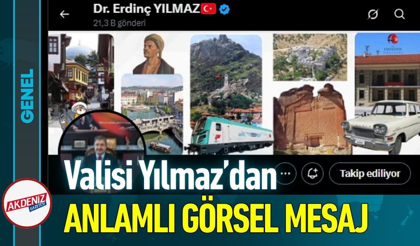 Vali Yılmaz’dan Eskişehir’e Anlamlı Sosyal Medya Dokunuşu