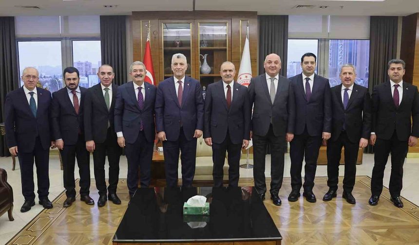 Van TSO heyeti Ticaret Bakanı ile görüştü