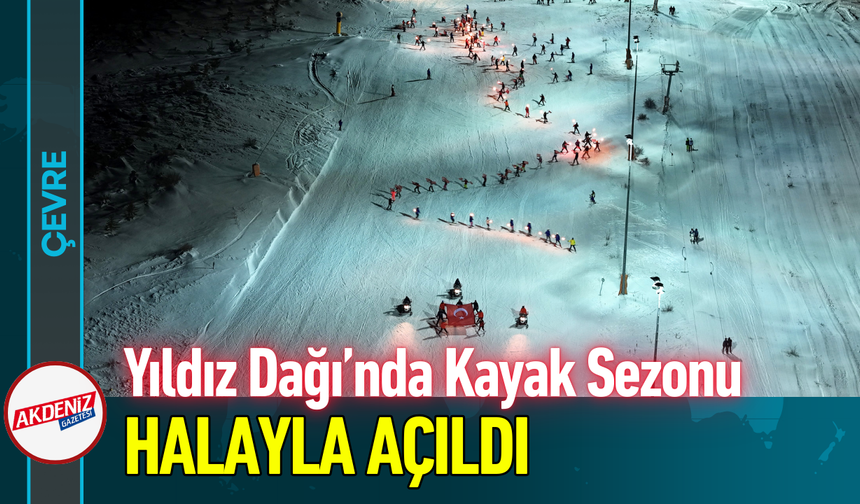 Yıldız Dağı’nda Kayak Sezonu Halayla Açıldı!