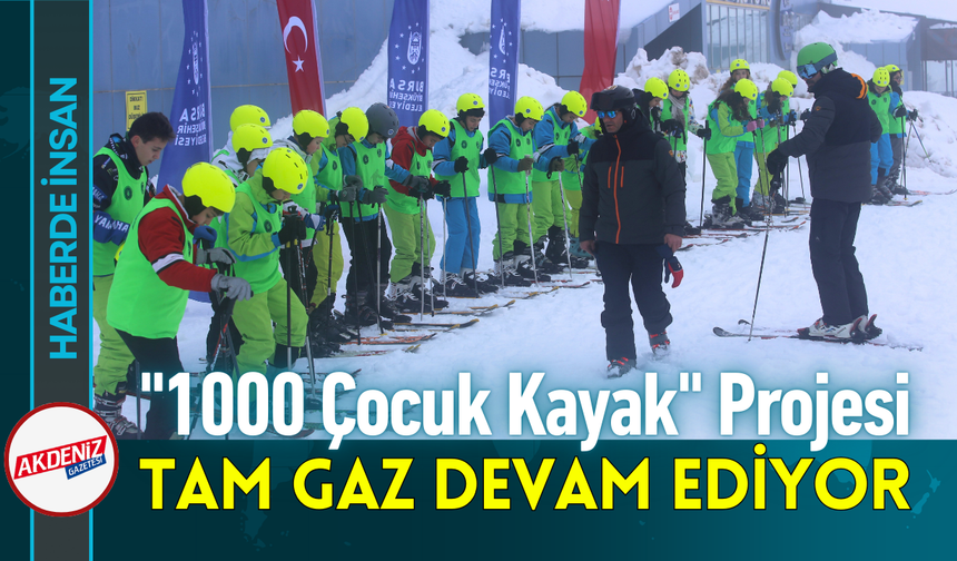 "1000 Çocuk Kayak" Projesi Tam Gaz Devam Ediyor!