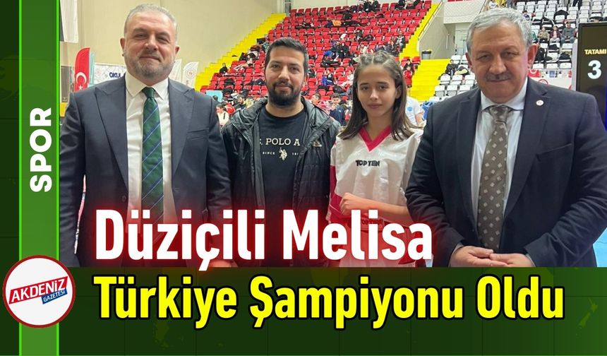Osmaniye Düziçili Sporcusu Türkiye Şampiyonu
