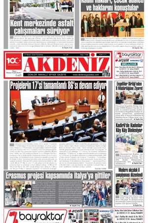 Akdeniz Gazetesinde 21 Nisan 2025'te Hangi Haberlere Yer Verildi