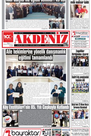Akdeniz Gazetesinde 22 Nisan 2025'te Hangi Haberlere Yer Verild