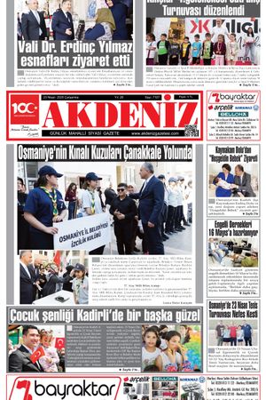 Akdeniz Gazetesinde 23 Nisan 2025'te Hangi Haberlere Yer Verildi