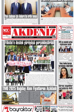 Akdeniz Gazetesinde 10 Mayıs 2025'te Hangi Haberlere Yer Verildi