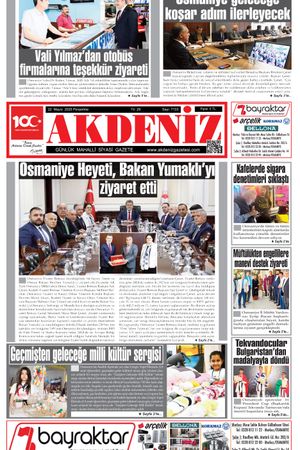 Akdeniz Gazetesinde 22 Mayıs 2025'te Hangi Haberlere Yer Verildi