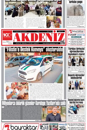 Akdeniz Gazetesinde 11 Haziran 2025'te Hangi Haberlere Yer Verildi