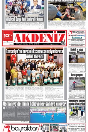 Akdeniz Gazetesinde 12 Haziran 2025'te Hangi Haberlere Yer Verildi