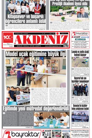 Akdeniz Gazetesinde 14 Haziran 2025'te Hangi Haberlere Yer Verildi