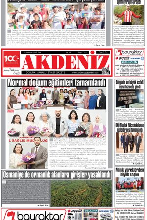 Akdeniz Gazetesinde 03 Haziran 2025'te Hangi Haberlere Yer Verildi