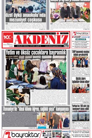 Akdeniz Gazetesinde 05 Haziran 2025'te Hangi Haberlere Yer Verildi