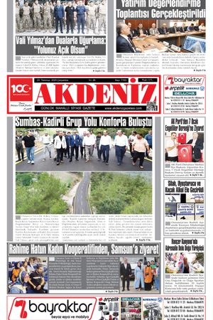 Akdeniz Gazetesinde 23 Temmuz 2025'te Hangi Haberlere Yer Verildi