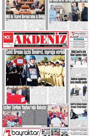 Akdeniz Gazetesi 15 Ağustos'ta Hangi Haberlere Yer Verdi?