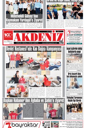 Akdeniz Gazetesi 23 Ağustos'ta Hangi Haberlere Yer Verdi?