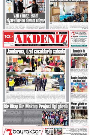 Akdeniz Gazetesi 03 Aralık’ta Hangi Haberlere Yer Verdi?