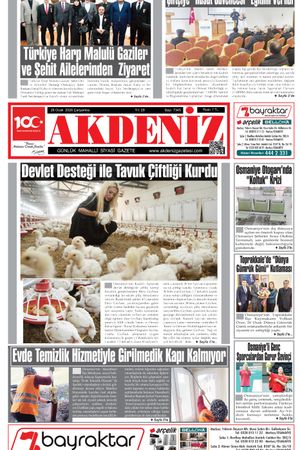 Akdeniz Gazetesi 28 Ocak’ta Hangi Haberlere Yer Verdi?