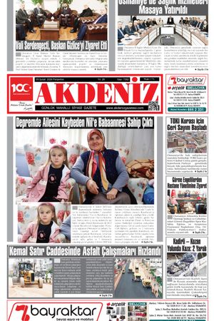 Akdeniz Gazetesi 05 Şubat’ta Hangi Haberlere Yer Verdi?