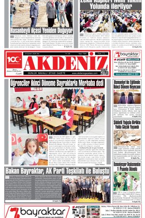 Akdeniz Gazetesi 03 Şubat’ta Hangi Haberlere Yer Verdi?